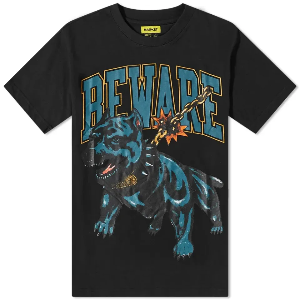 Beware Dog Washed T-Shirt