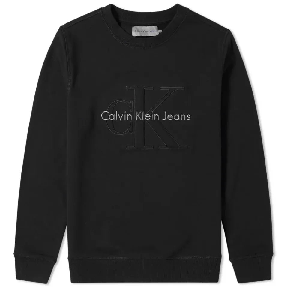 Hasto Embossed Logo Crew Sweat