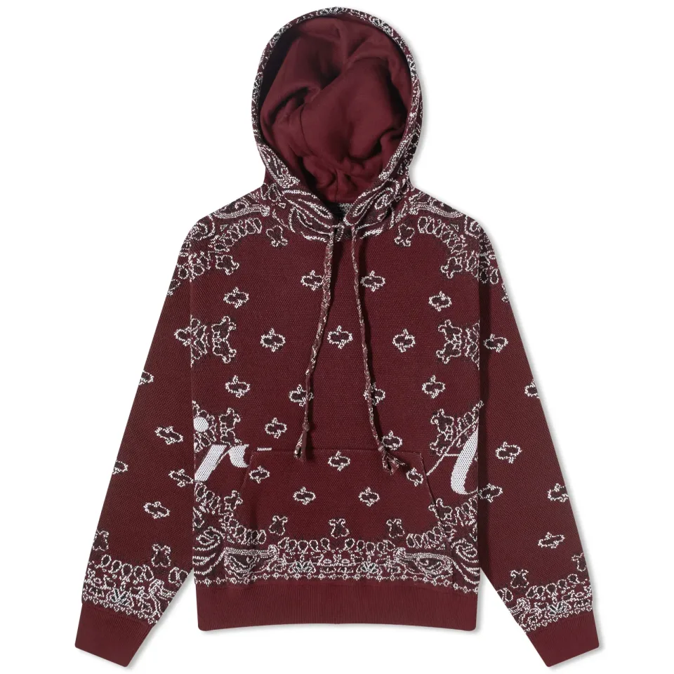 Bandana Knit Hoodie