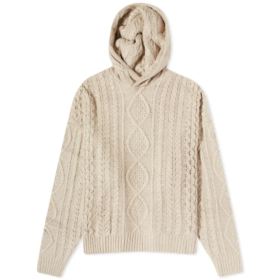 Cable Knit Hoodie