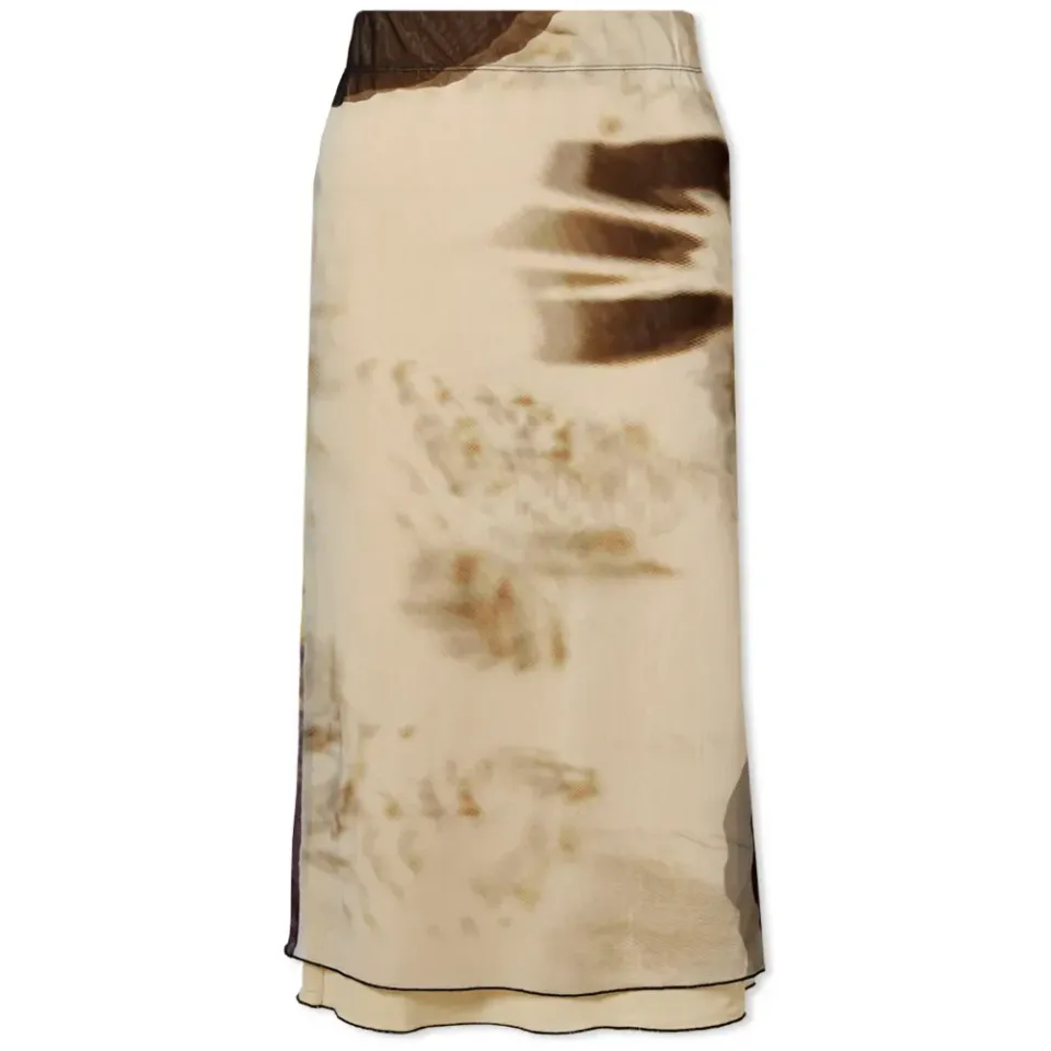 Flower Mesh Skirt