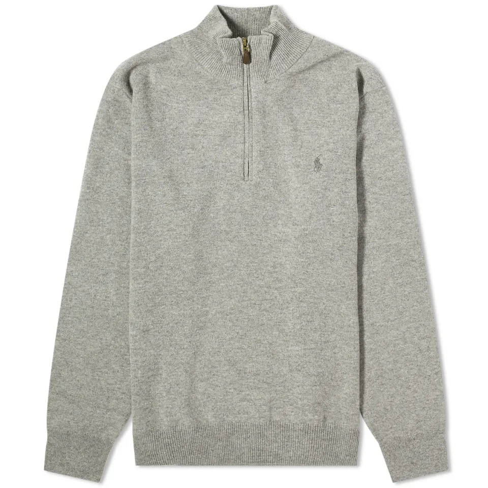 Lambswool Half Zip Knit