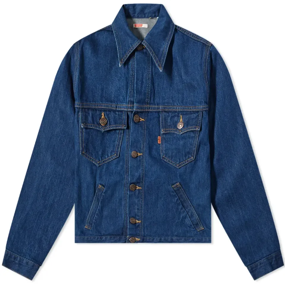 Orange Tab Trucker Jacket