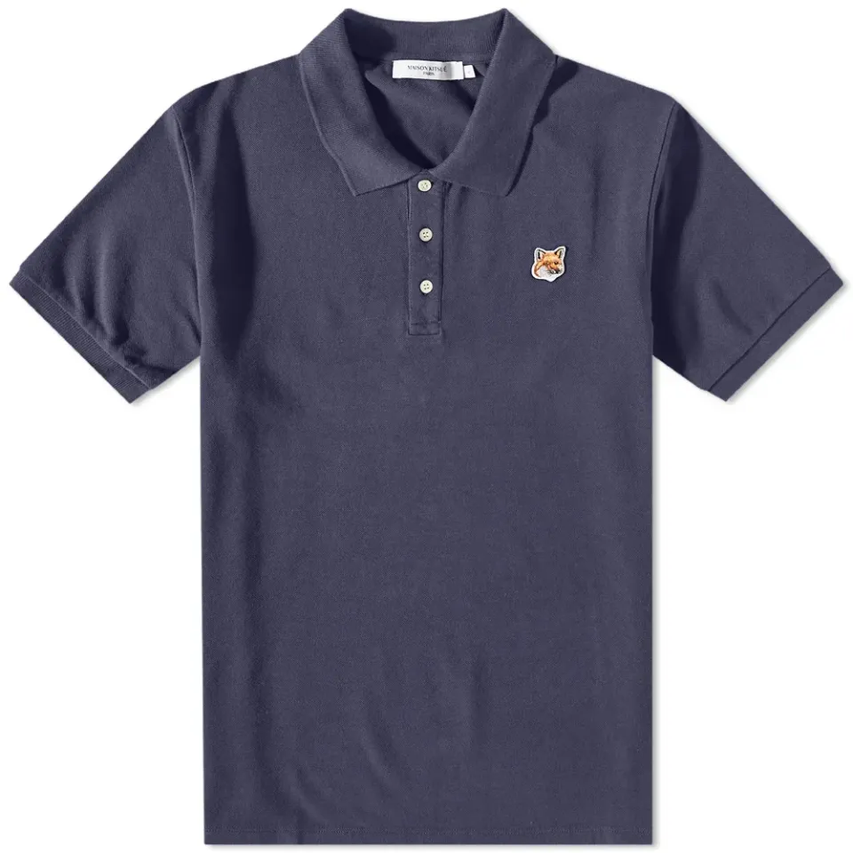 Maison Kitsuné Fox Head Patch Classic Polo
