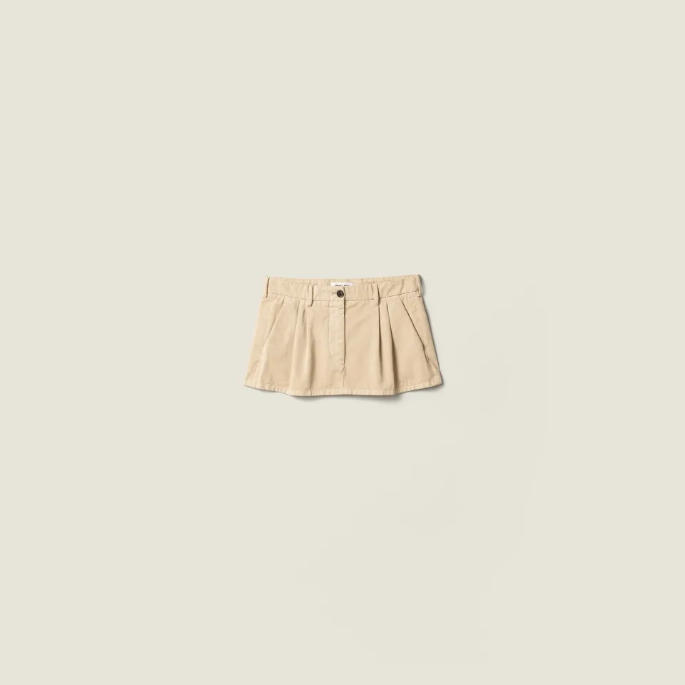 Old gabardine miniskirt
