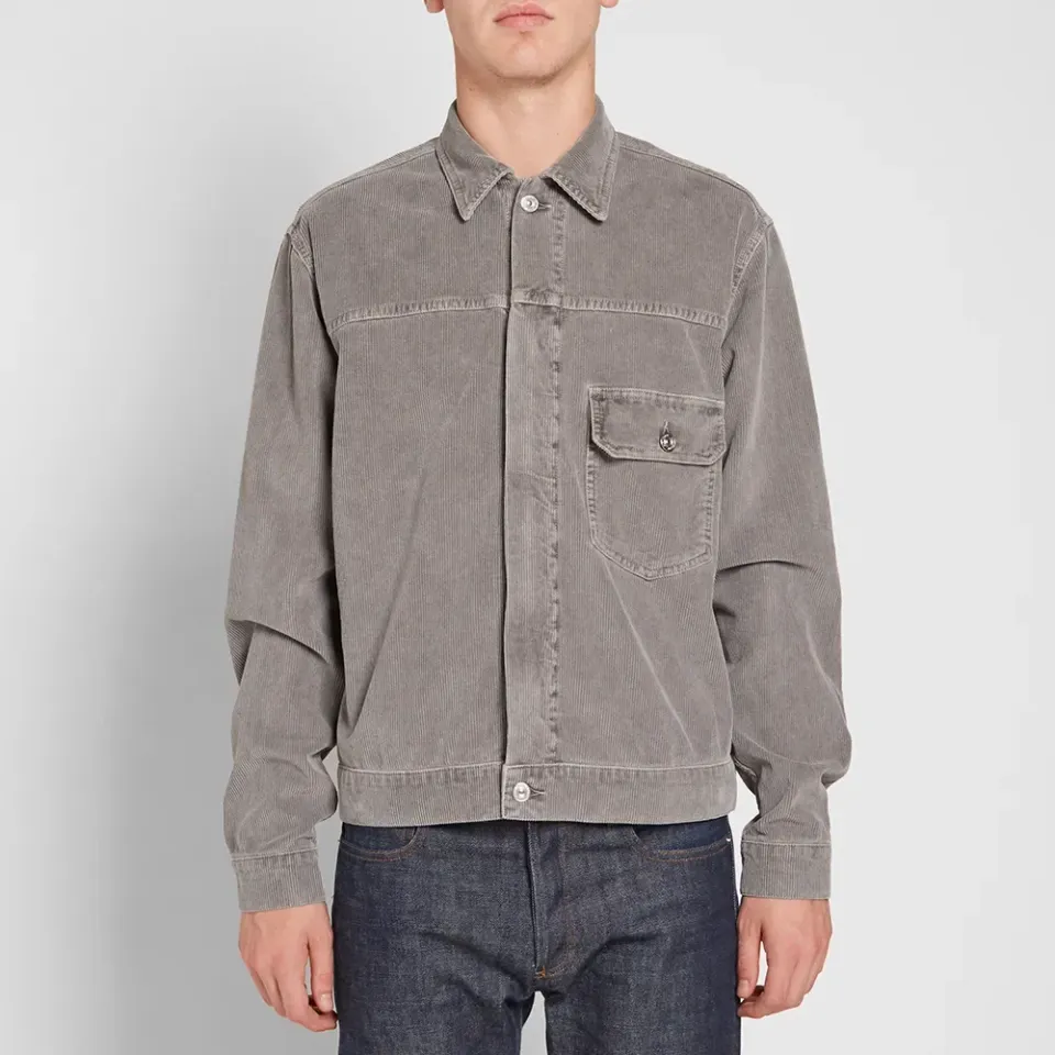 Hidden Zip Jean Jacket