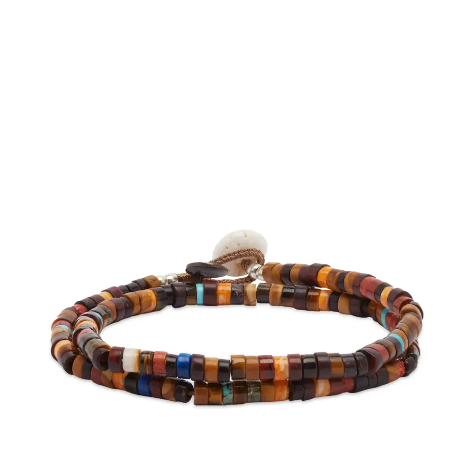 Double Wrap Heishi Bracelet