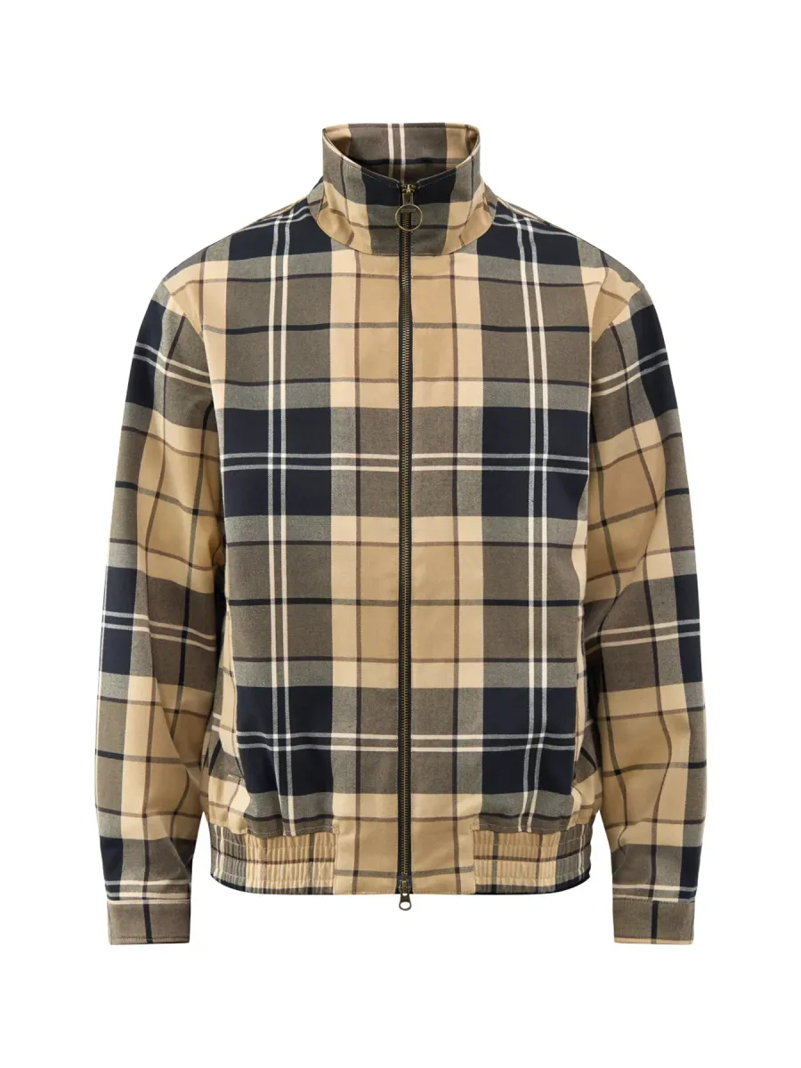 Tartan Showerproof Harrington Jacket