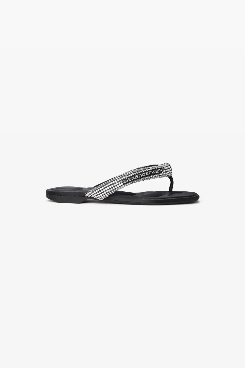 JENNA TUBULAR FLAT THONG SANDAL