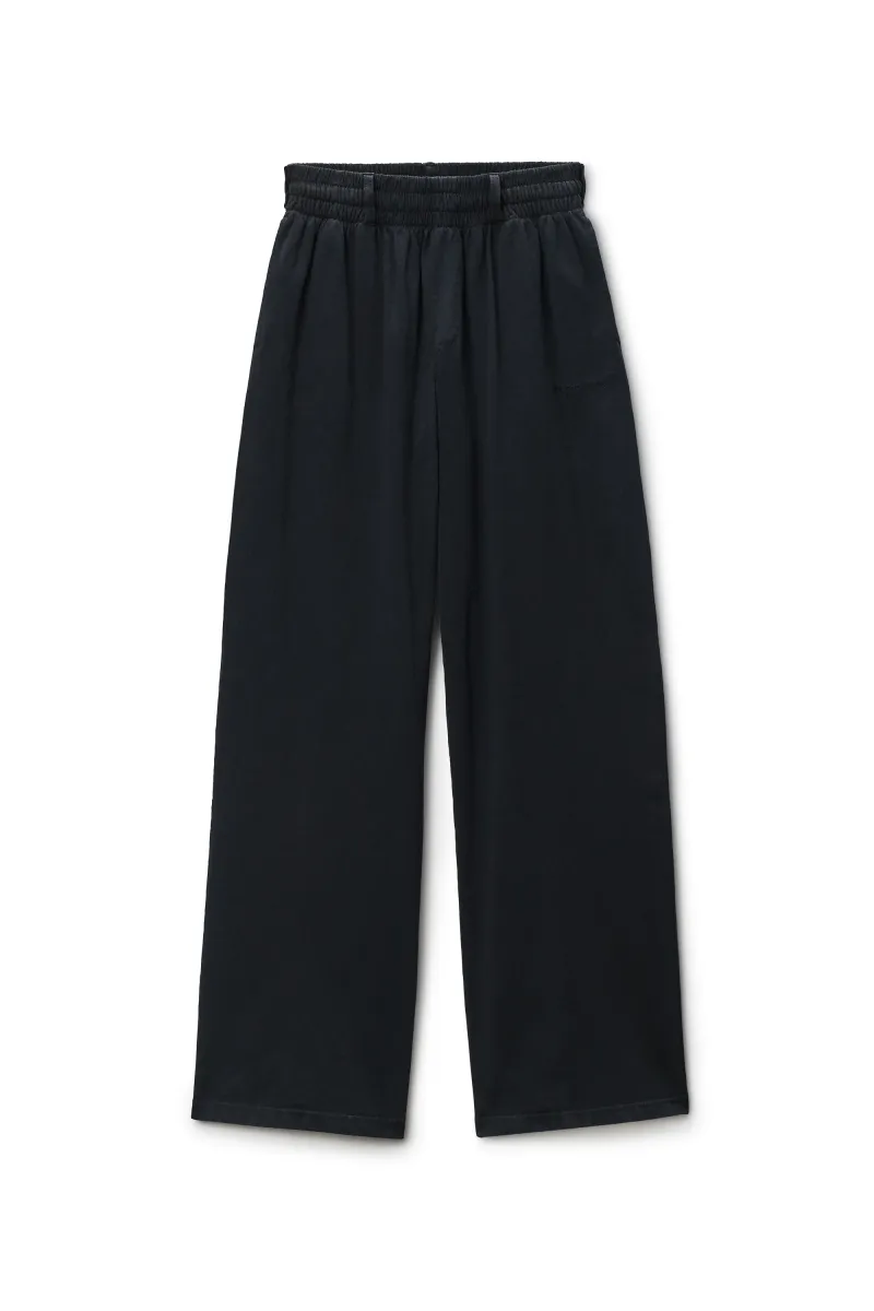 Black Cotton-Jersey Sweatpants
