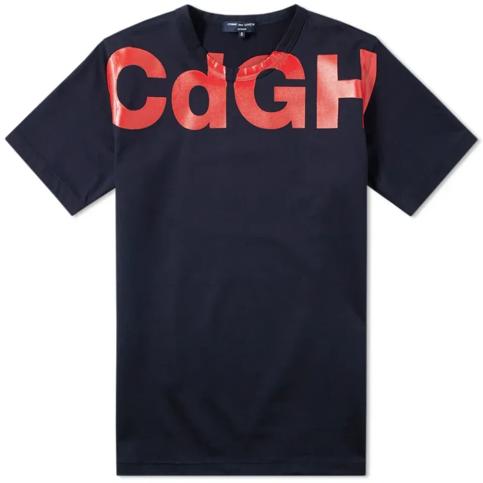 Comme des Garcons Homme Logo Print Tee