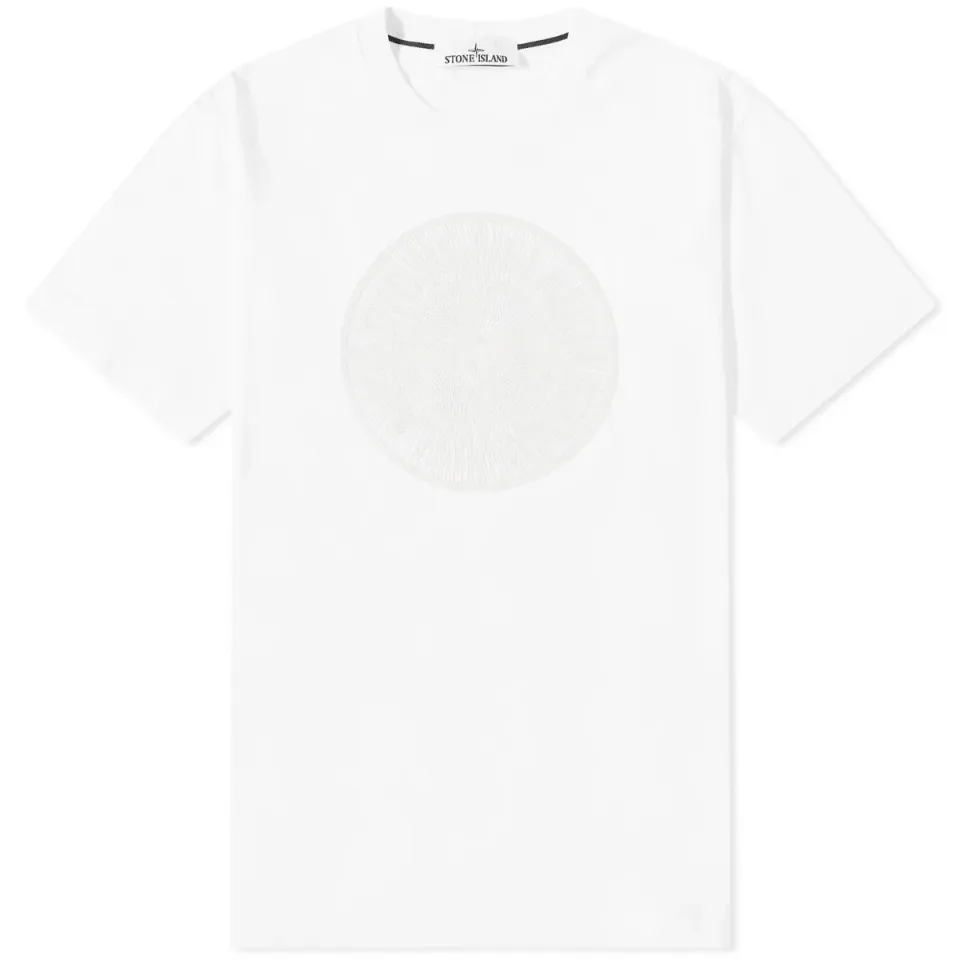 Industrial Two Textured Print T-Shirt