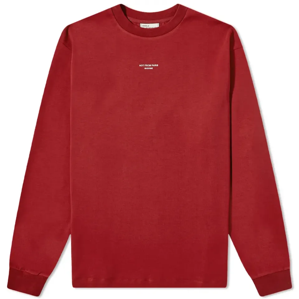 Drôle de Monsieur Long Sleeve Not From Paris T-Shirt