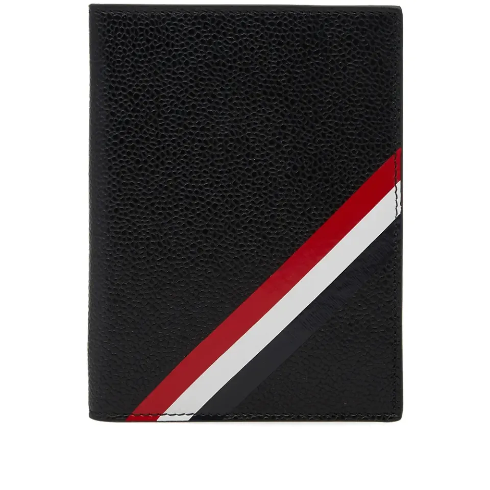 Diagonal Stripe Passport Holder