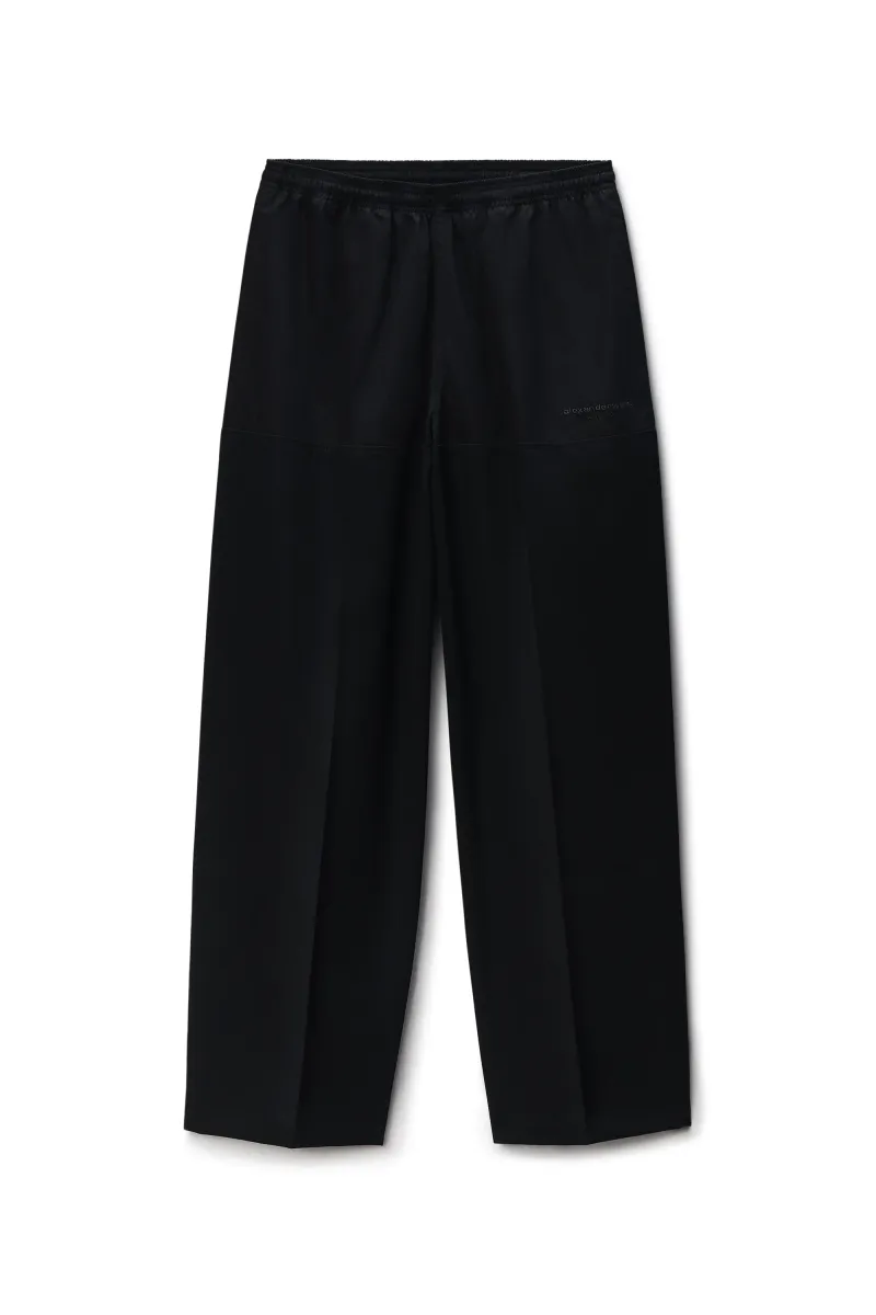Mid-Rise Boxer Panel Pant Relaxed