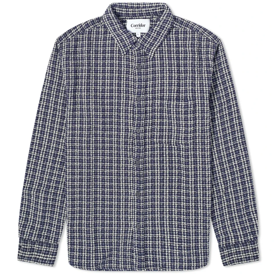 Reverse Tweed Snow Check Shirt