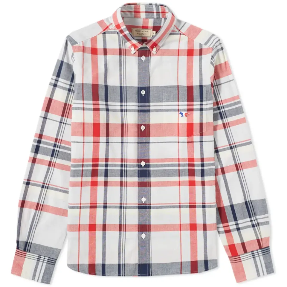 Maison Kitsuné Button Down Classic Check Shirt