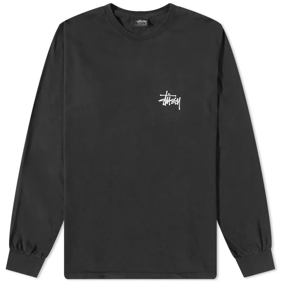 Long Sleeve Basic Pigment Dyed T-Shirt