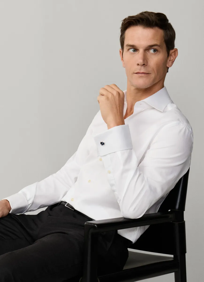 Slim Fit Formal Poplin Shirt