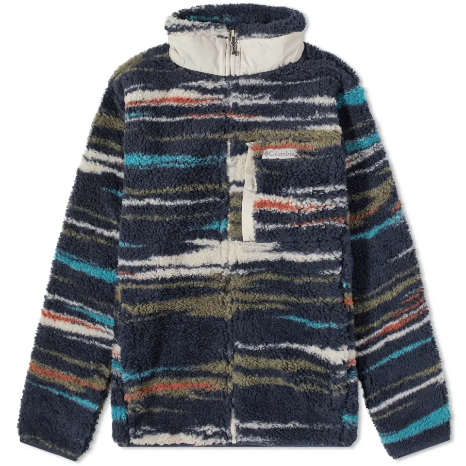 Winter Pass Zip Through Print Fleece