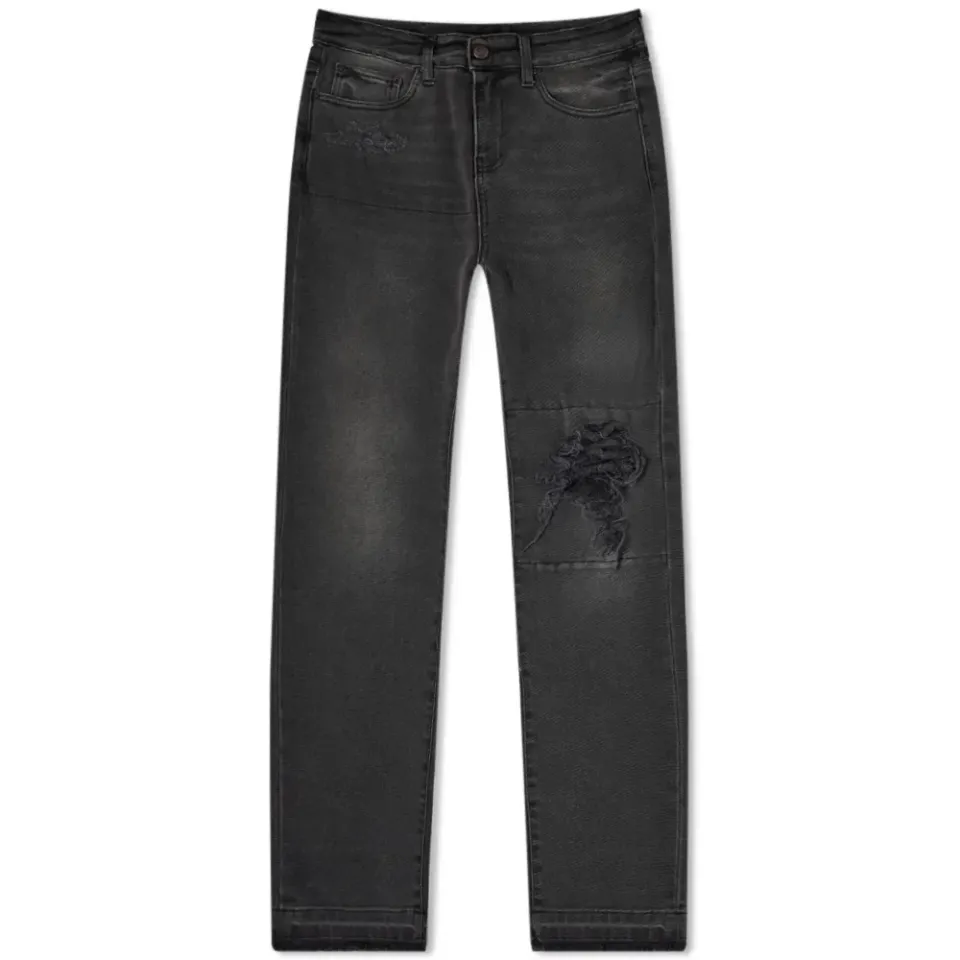 Distressed Knee Jeans