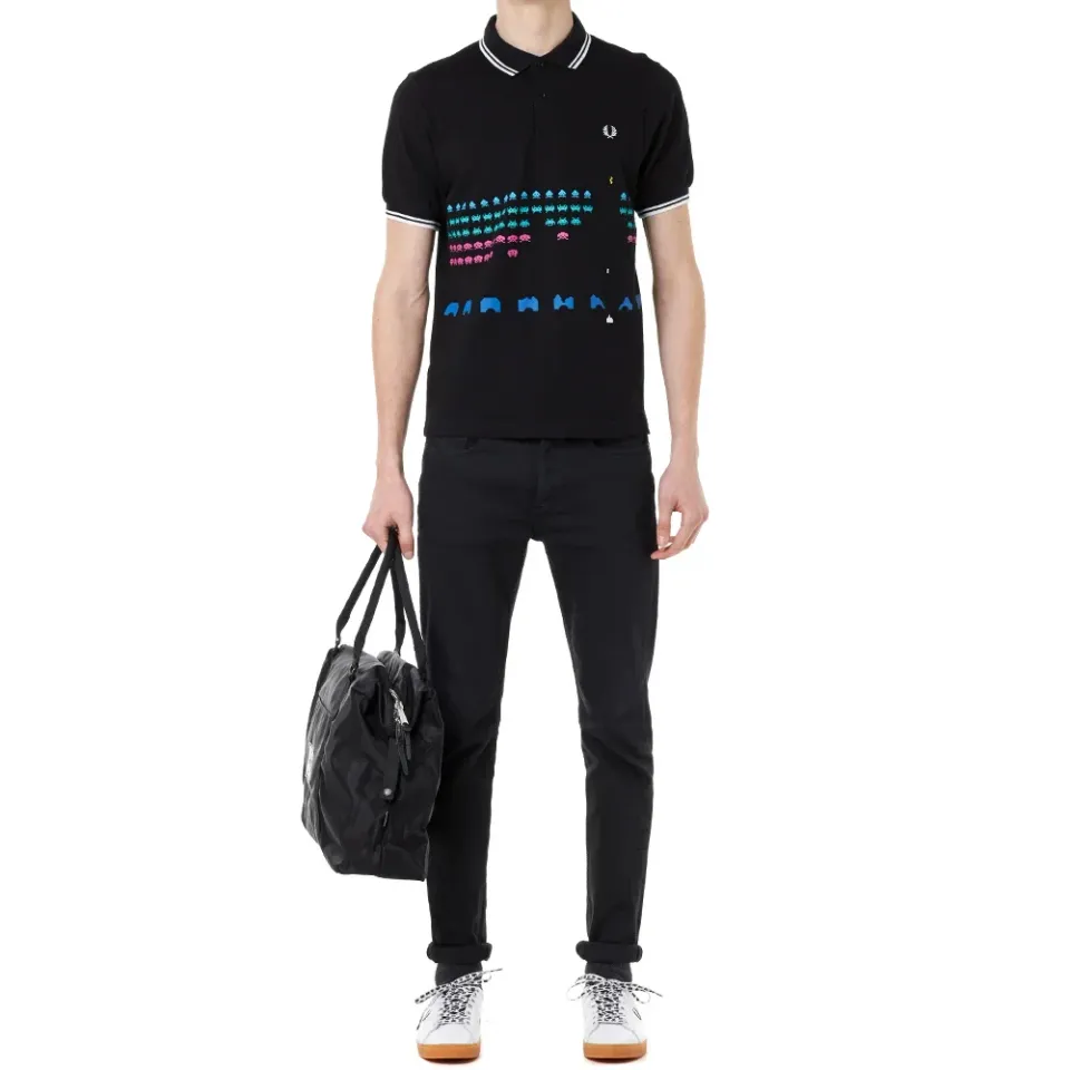 Fred Perry x Space Invaders Polo 02