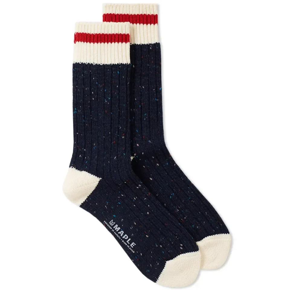 Heritage Speckle Ribbed Sock