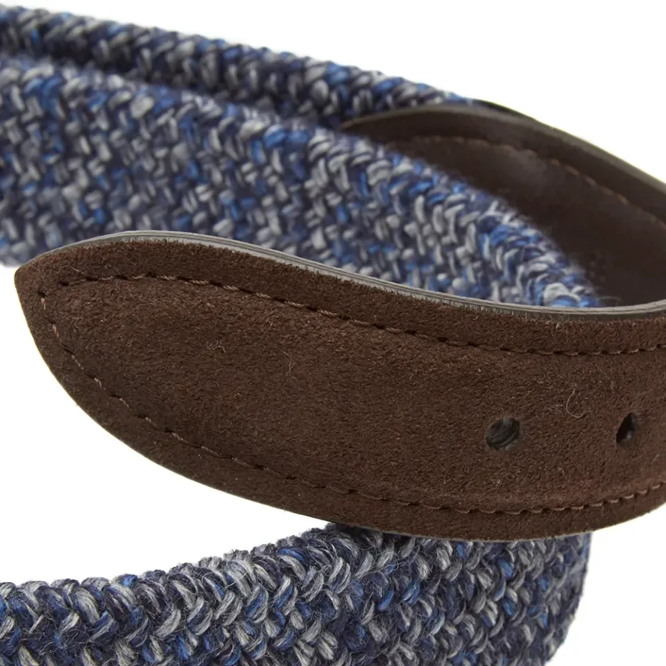 Anderson's Woven Marl Suede Trim Belt