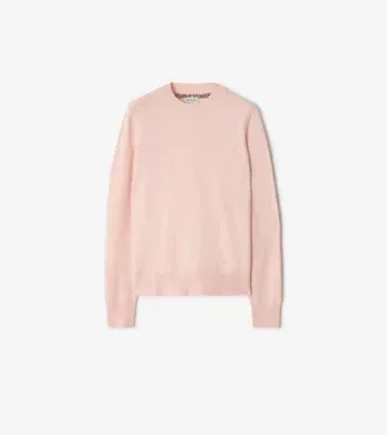 Cashmere Blend Sweater in Bouquet pink