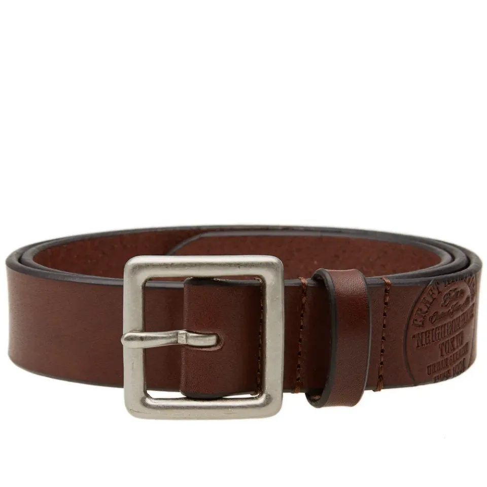 Square Buckle Garrison Belt