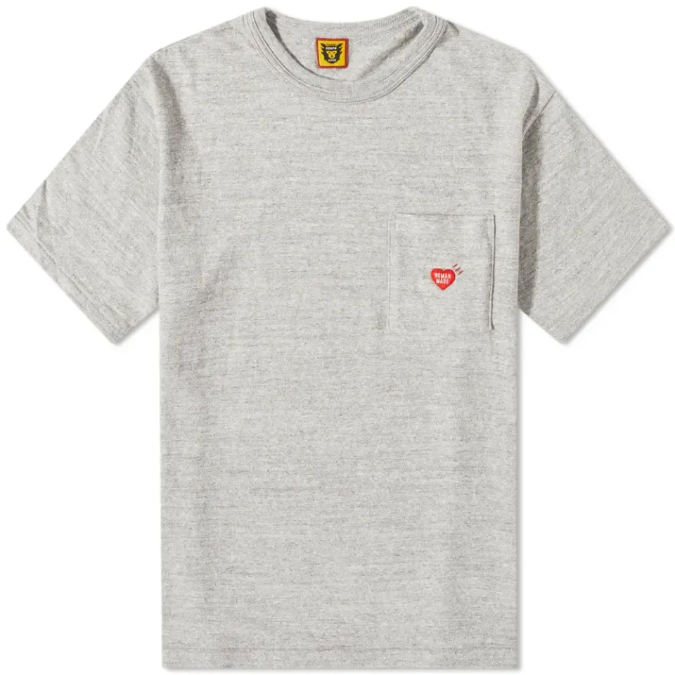 Heart One Point Pocket T-Shirt