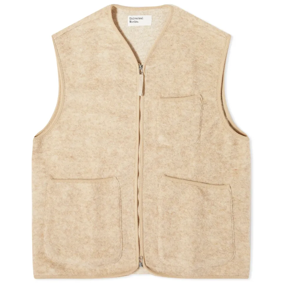 Wool Fleece Zip Gilet - END. Exclusive