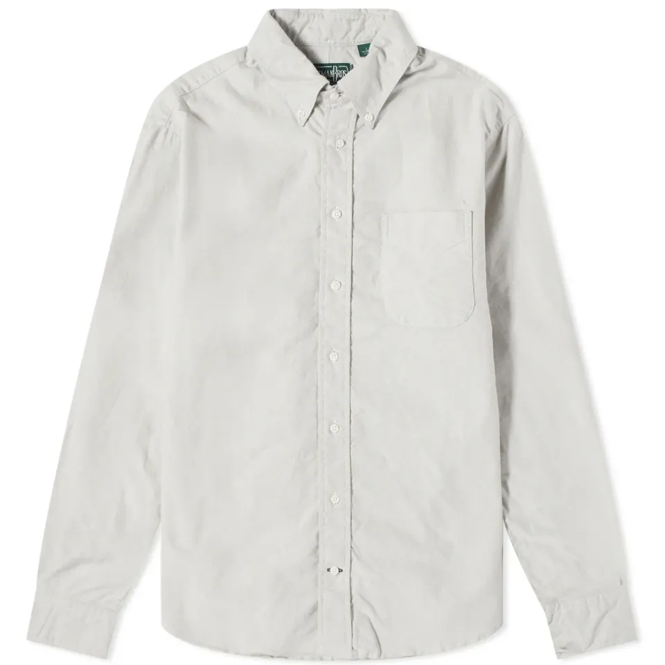 Button Down Brush Oxford Shirt