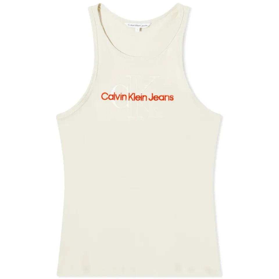 Two Tone Monogram Tank Top
