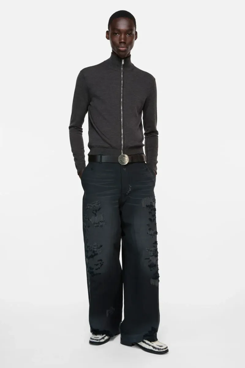 Mended trousers - Regular fit