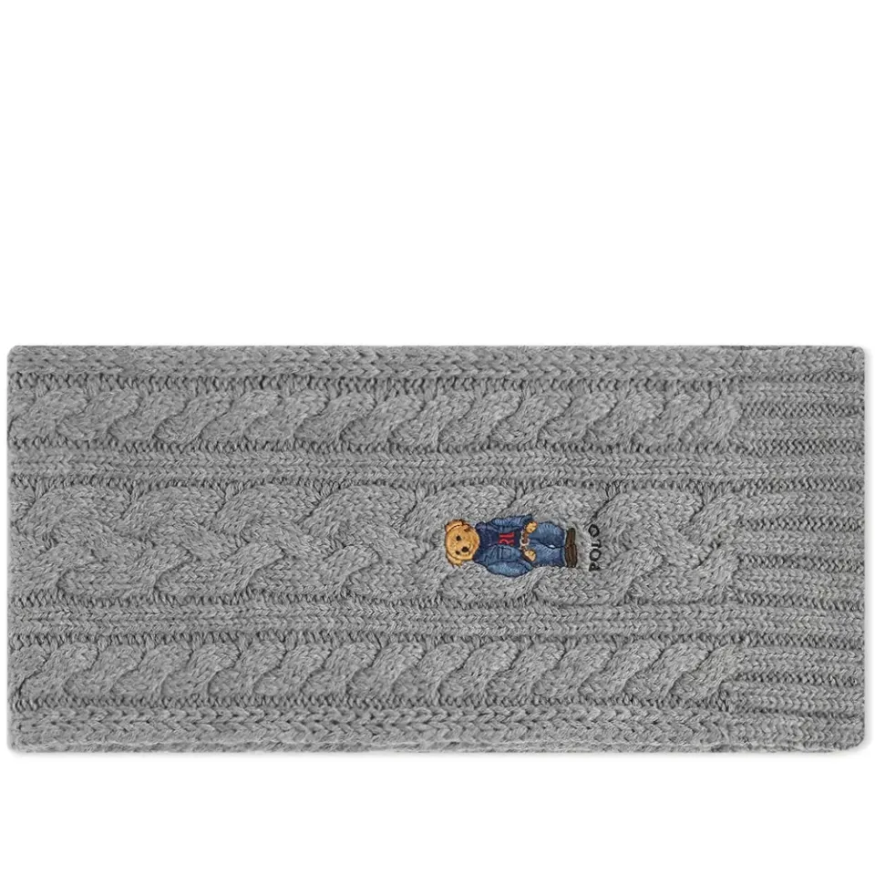 Bear Cable Knit Scarf