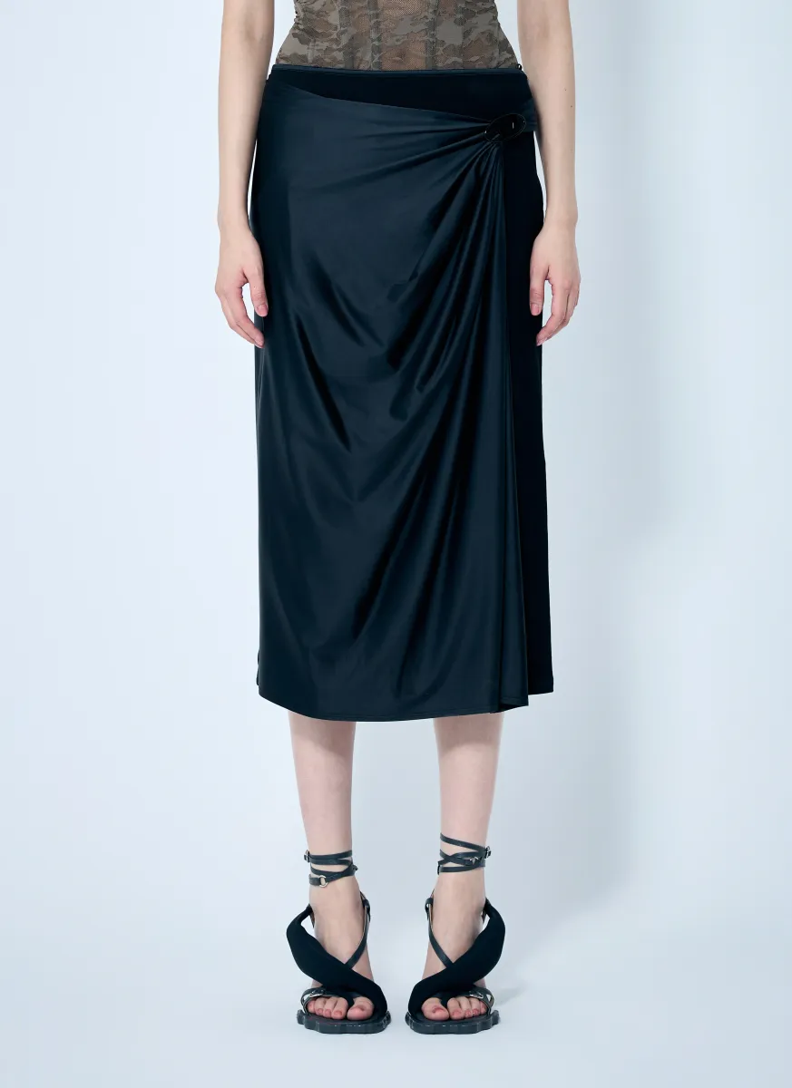 O-Silv Midi Skirt