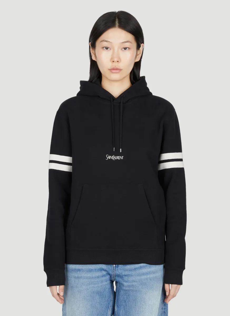 Logo Embroidery Hooded Sweatshirt