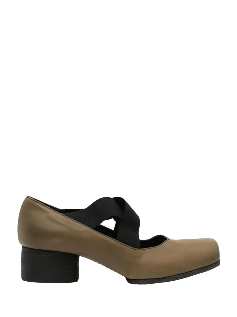 high ballet shoes Dark olive