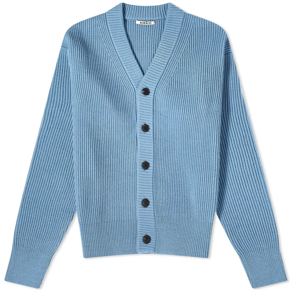French Merino Rib Cardigan