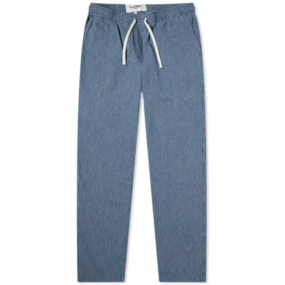 Ticking Stripe Drawstring Trouser