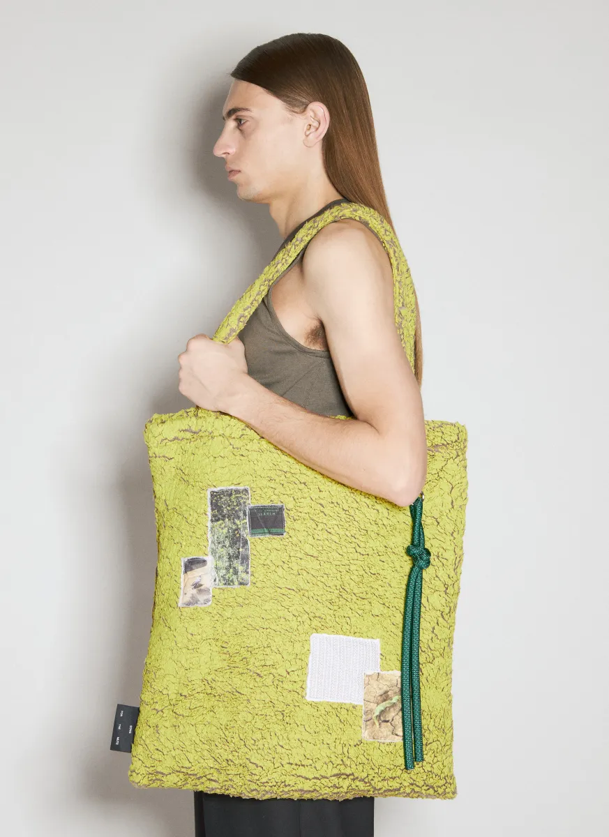 Painted Sherpa Tote Bag