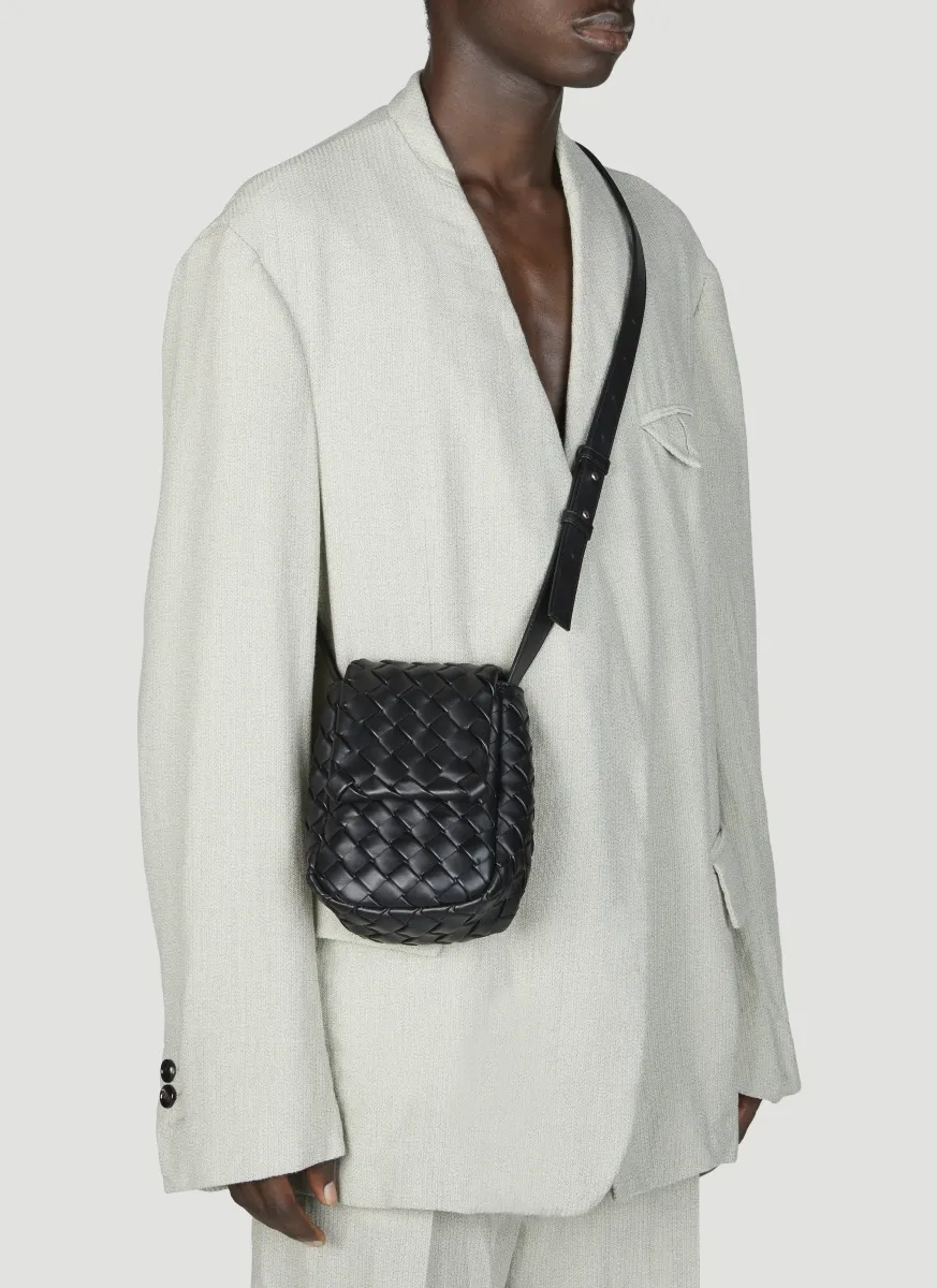 Mini Vertical Cobble Crossbody Bag