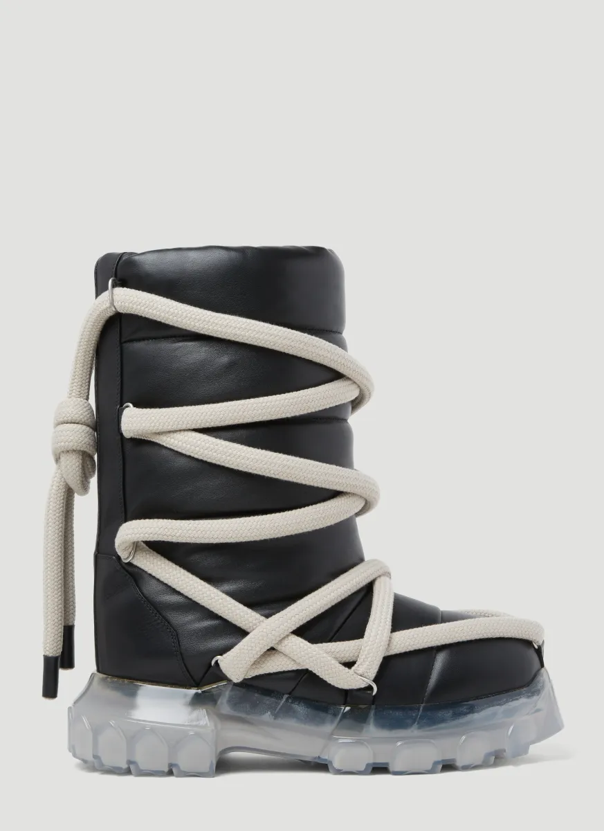 Lunar Tractor Padded Leather Boots