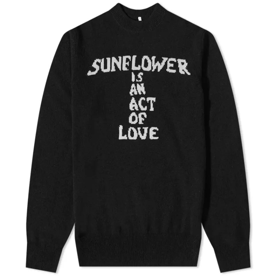 Slogan Crew Knit