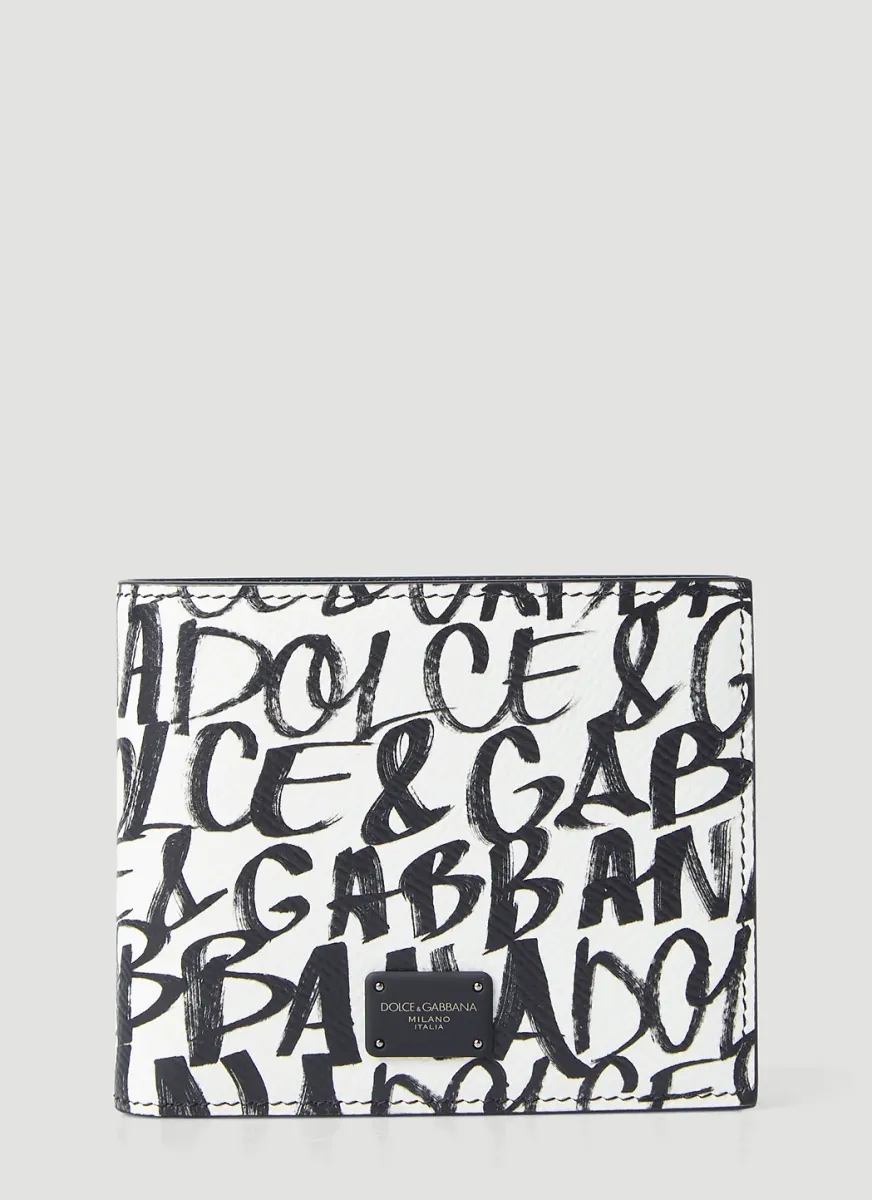 Graffiti Print Bifold Wallet