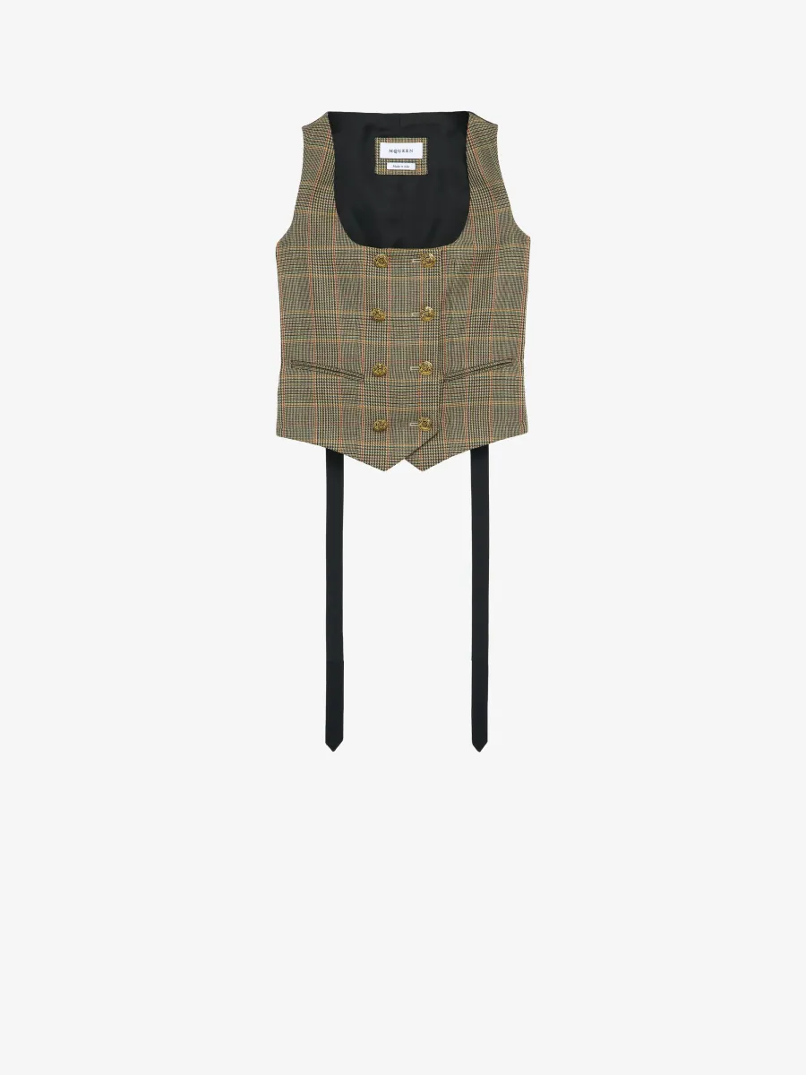 Country Check Waistcoat