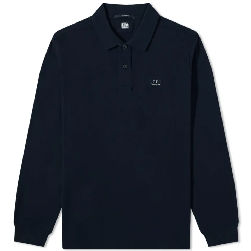 Patch Logo Long Sleeve Polo