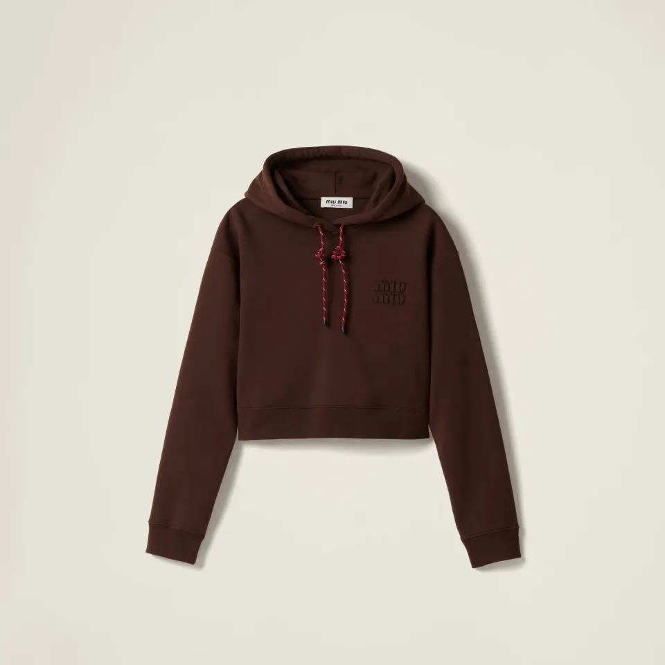 Cotton fleece hoodie