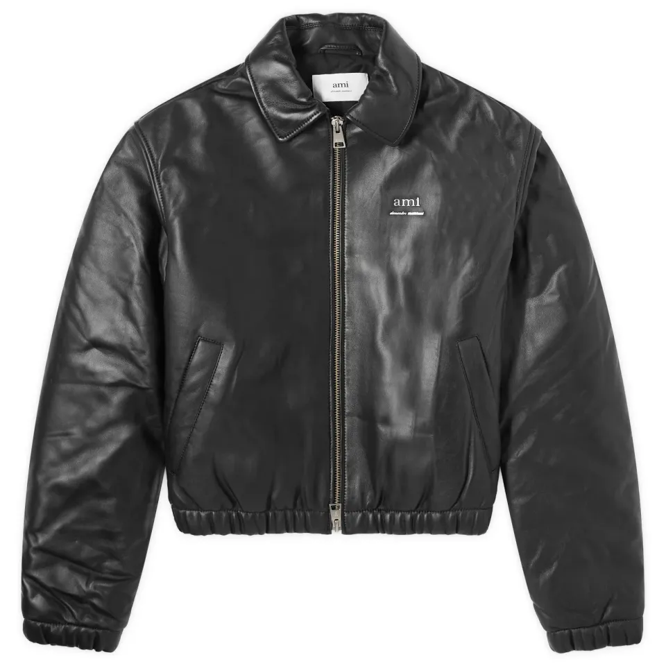 Padded Leather Jacket